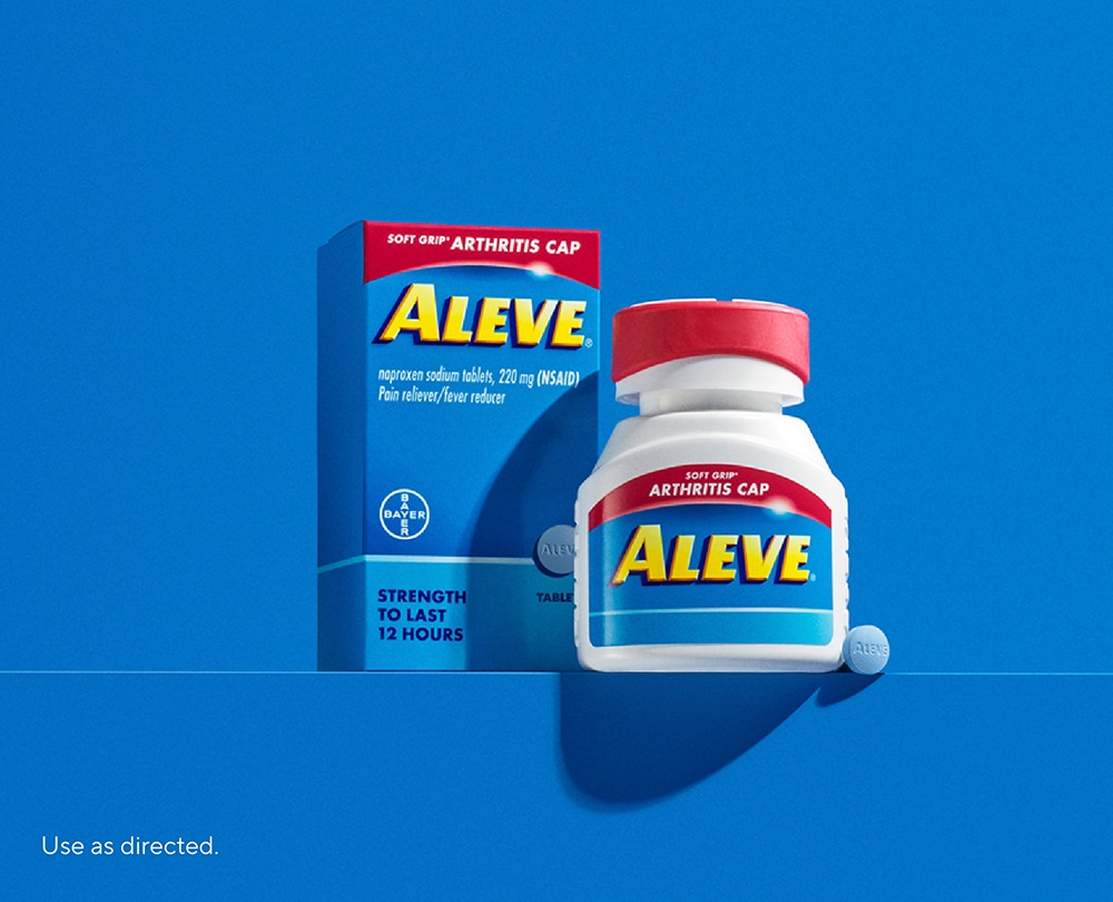 Aleve® Liquid Gels Soft Grip® Arthritis Cap packshot