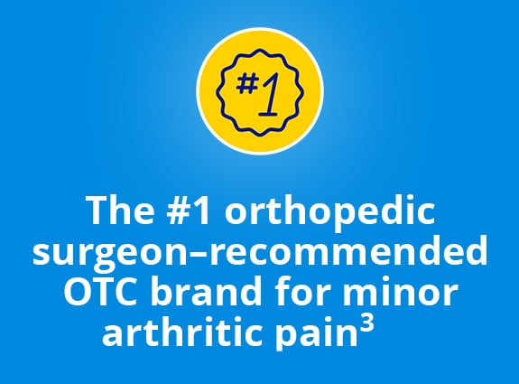 Aleve #1 otc brand for minor arthritic pain Aleve #1 otc brand for minor arthritic pain